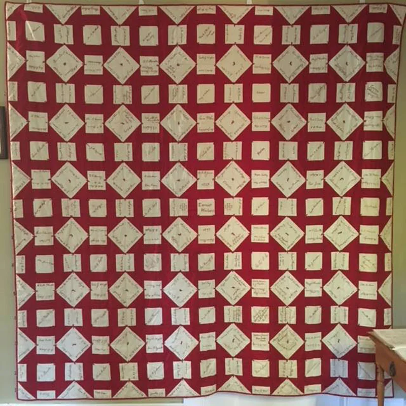 Signature Quilt at Ashland Historical Society