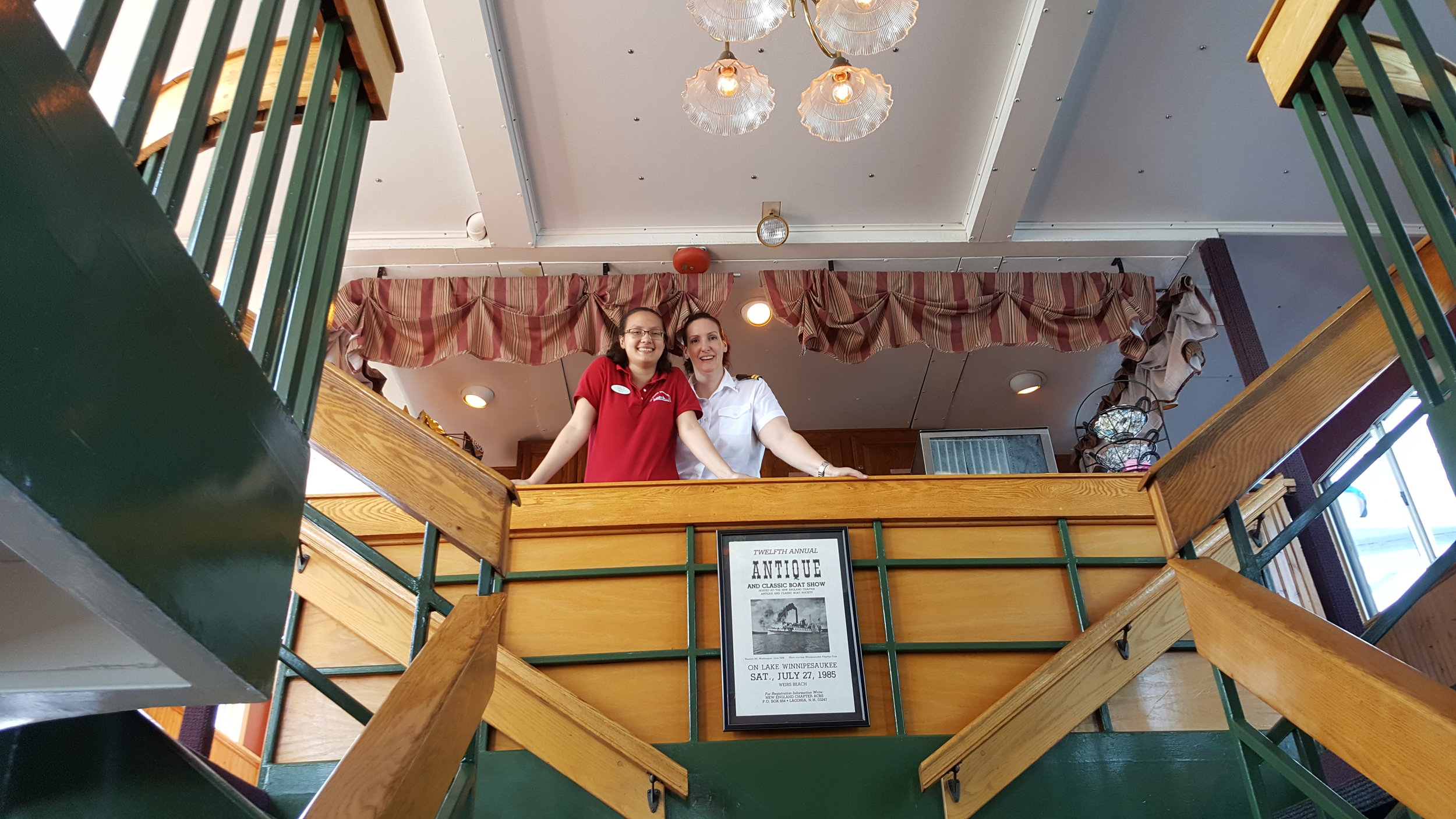 The friendly staff of the M/S Mount Washington make passengers feel special and cared for.