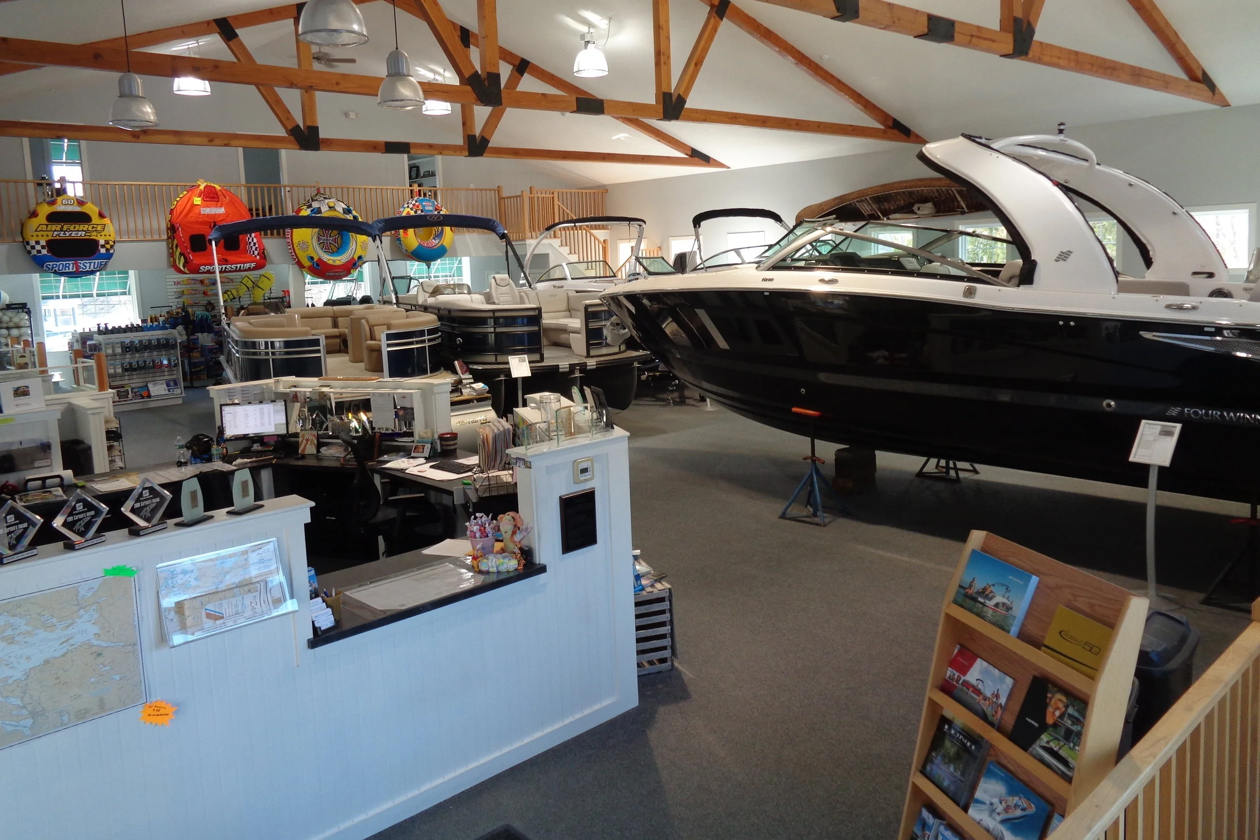 Melvin Village Marina showroom