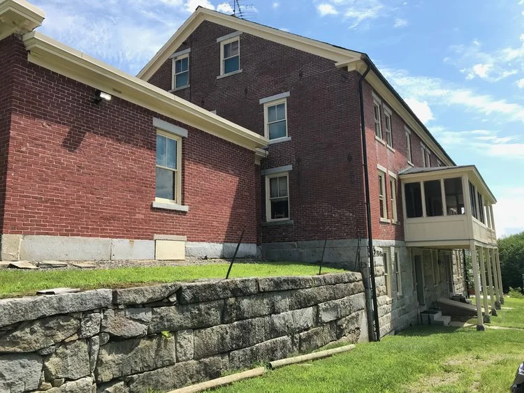 Stonewall work at Shaker Village