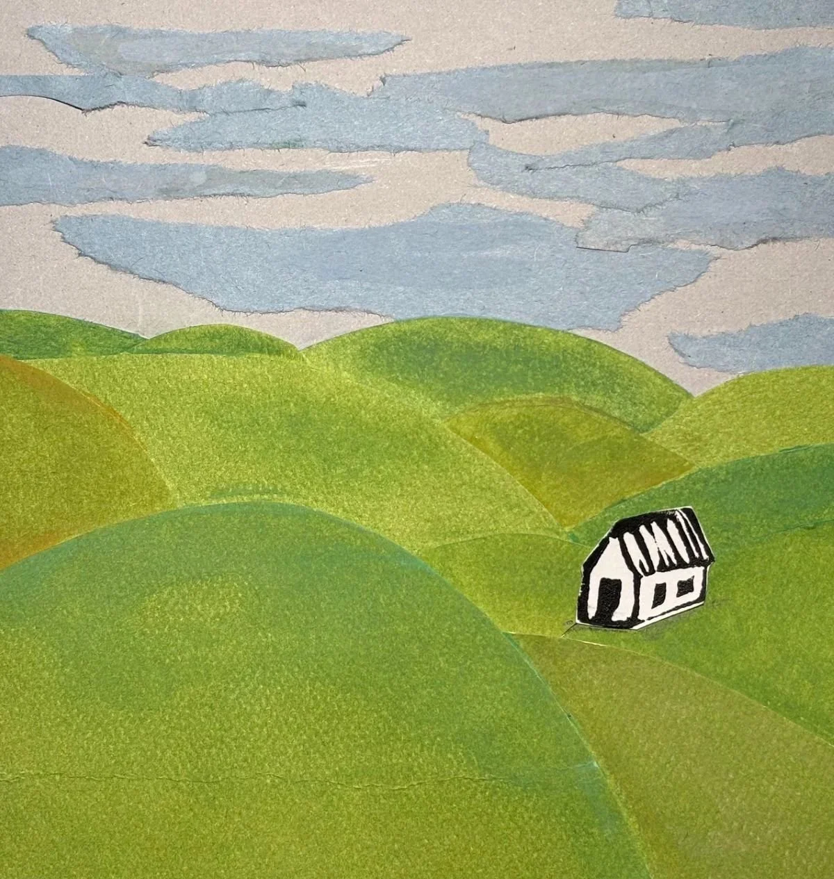 "Tiny House in the Green Hills" 