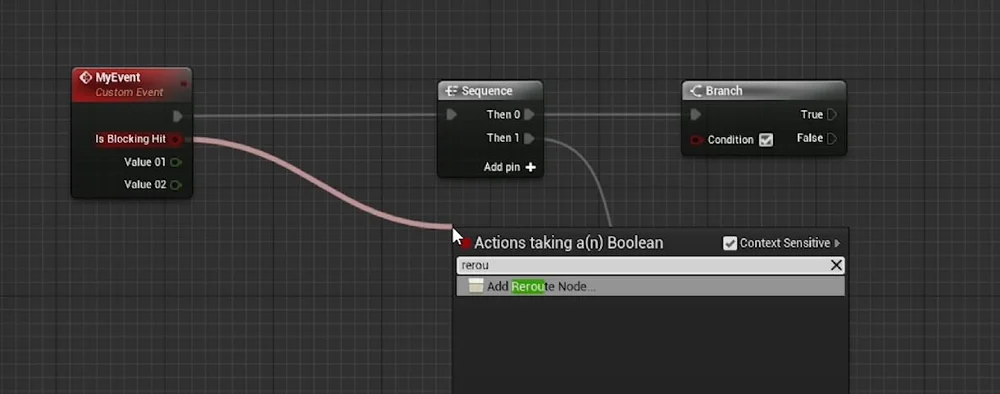Blog: Quick Dev Tip 04 - Reroute Nodes — CBgameDev