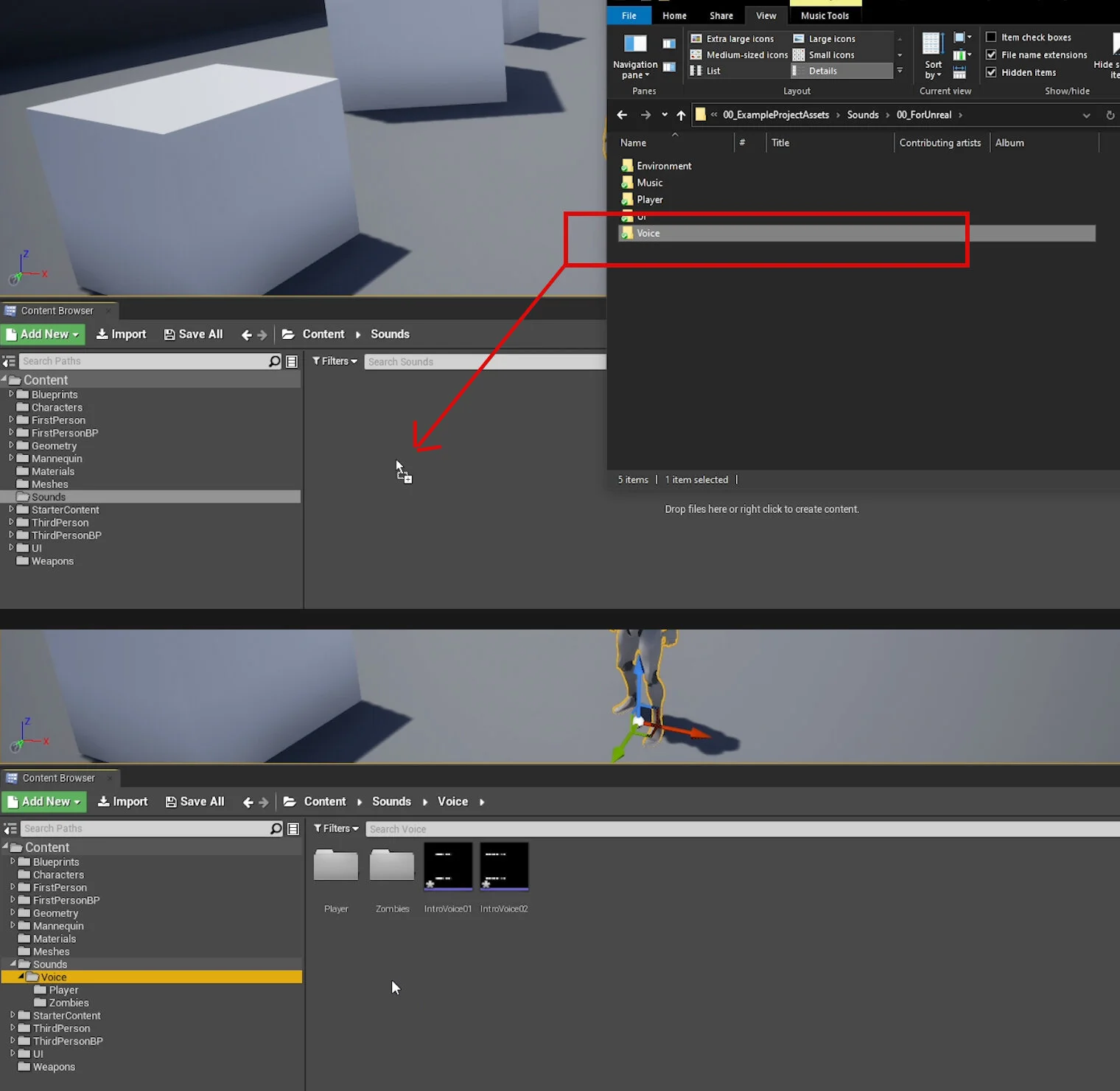 QUICK DEV TIP #11 UE4 - BLUEPRINTS - QUICK IMPORTING FILES