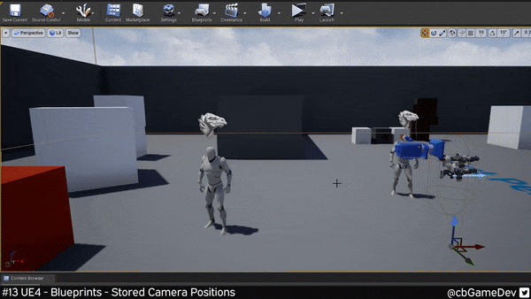 QUICK DEV TIP #13 UE4 - STORED CAMERA POSITIONS