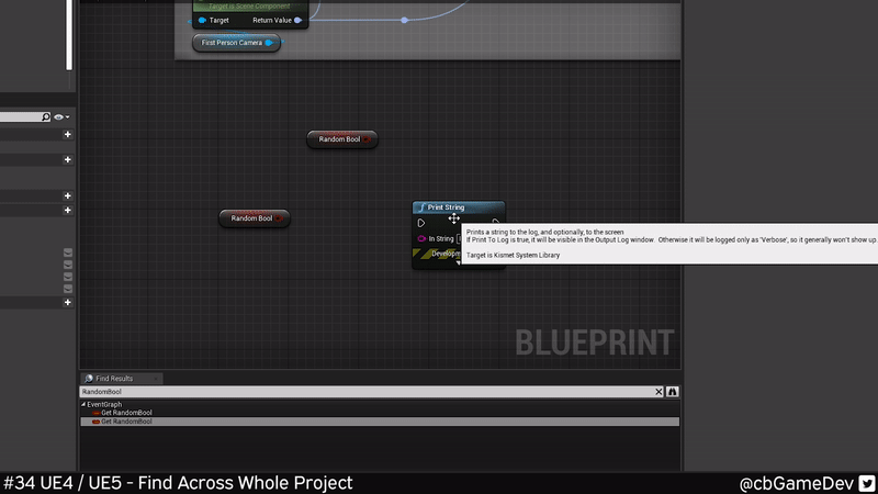 QUICK DEV TIP #34 UE4 / UE5 - Find Across Whole Project — CBgameDev