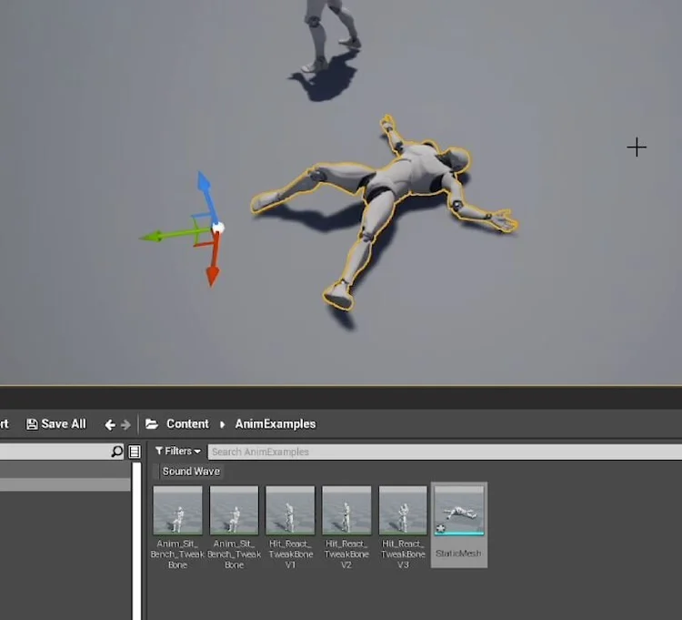 QUICK DEV TIP #38 UE4 / UE5 - Animation Pose Into Static Mesh — CBgameDev