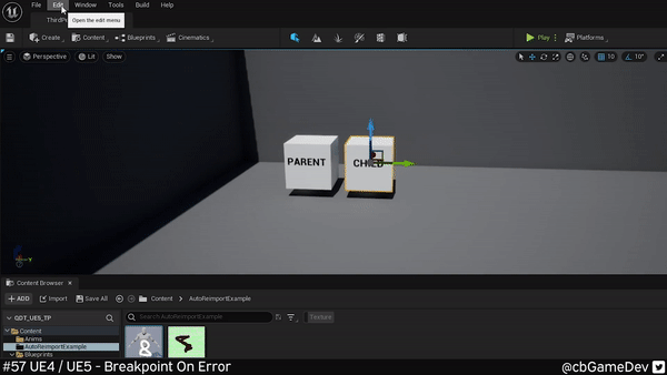 QUICK DEV TIP #57 UE4 / UE5 - BREAKPOINT ON BLUEPRINT ERROR
