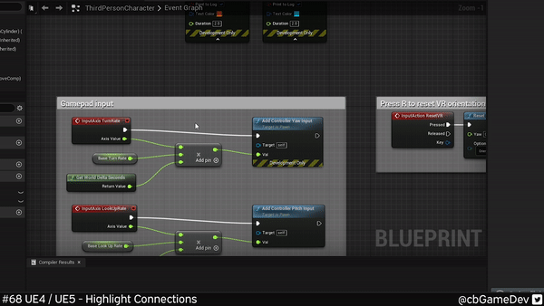 QUICK DEV TIP #68 UE4 / UE5 - HIGHLIGHTING CONNECTIONS
