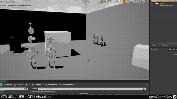 QUICK DEV TIP #73 UE4 / UE5 - GPU VISUALISER