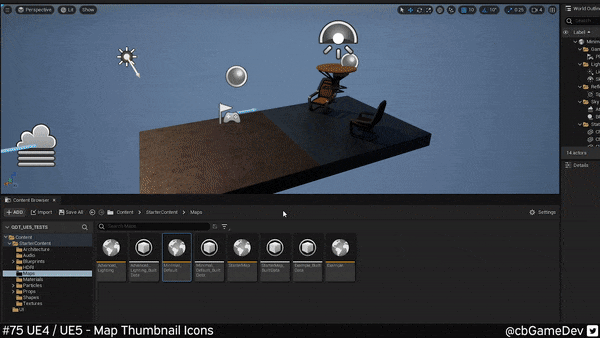 QUICK DEV TIP #75 UE4 / UE5 - MAP THUMBNAIL ICONS