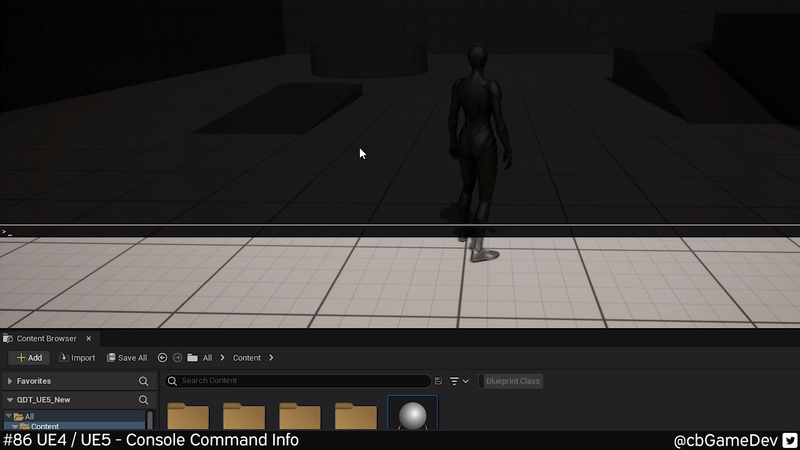 QUICK DEV TIP #86 UE4 / UE5 - CONSOLE COMMAND INFO