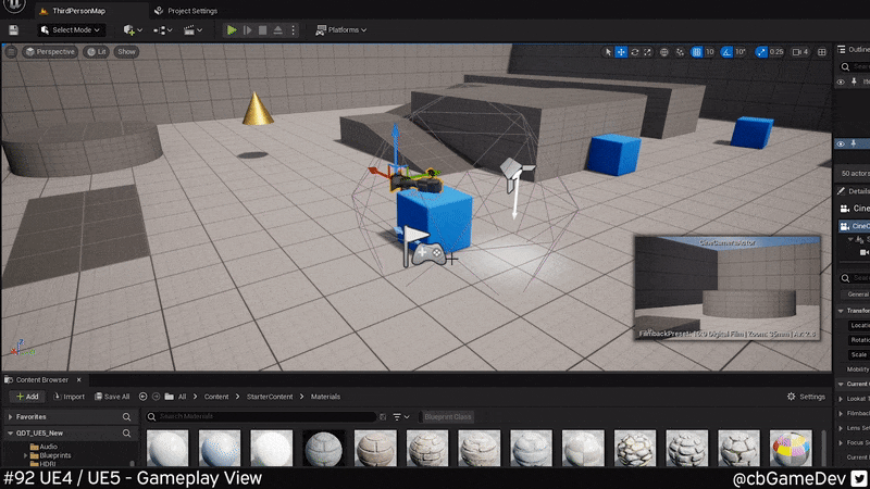 QUICK DEV TIP #92 UE4 / UE5 - GAMEPLAY VIEW