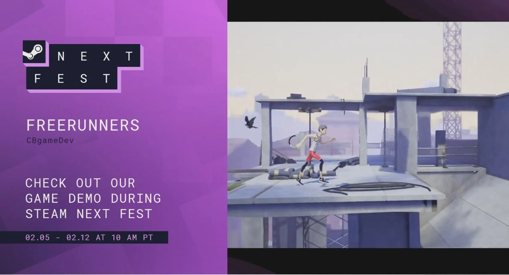 FREERUNNERS IS IN STEAM NEXT FEST FEB 2024!