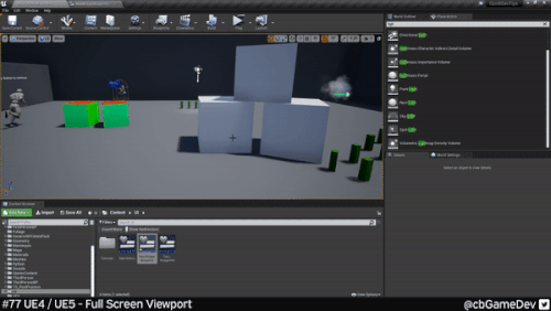 QUICK DEV TIP #77 UE4 / UE5 - Full Screen Viewport — CBgameDev