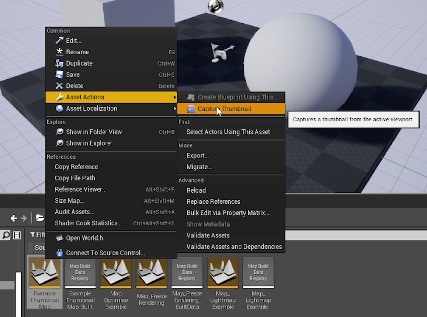 QUICK DEV TIP #75 UE4 / UE5 - MAP THUMBNAIL ICONS — CBgameDev
