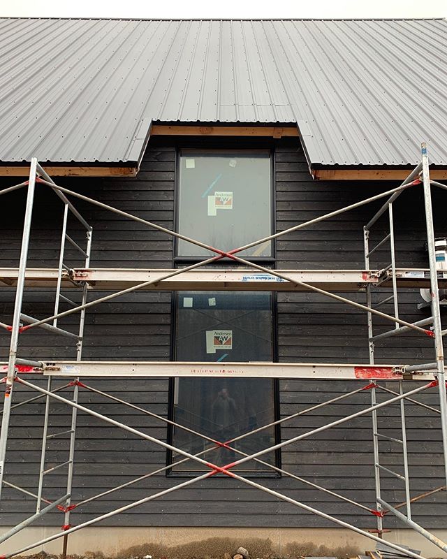 We are very excited to be getting back to our Porters lake project and making progress.
.
.
.
Slate and black.
.
.
.
#carpentry #contracting #construction #architecture #designbuild #novascotia #slate #blackmetal #exteriordesign #siding #redpinebuild