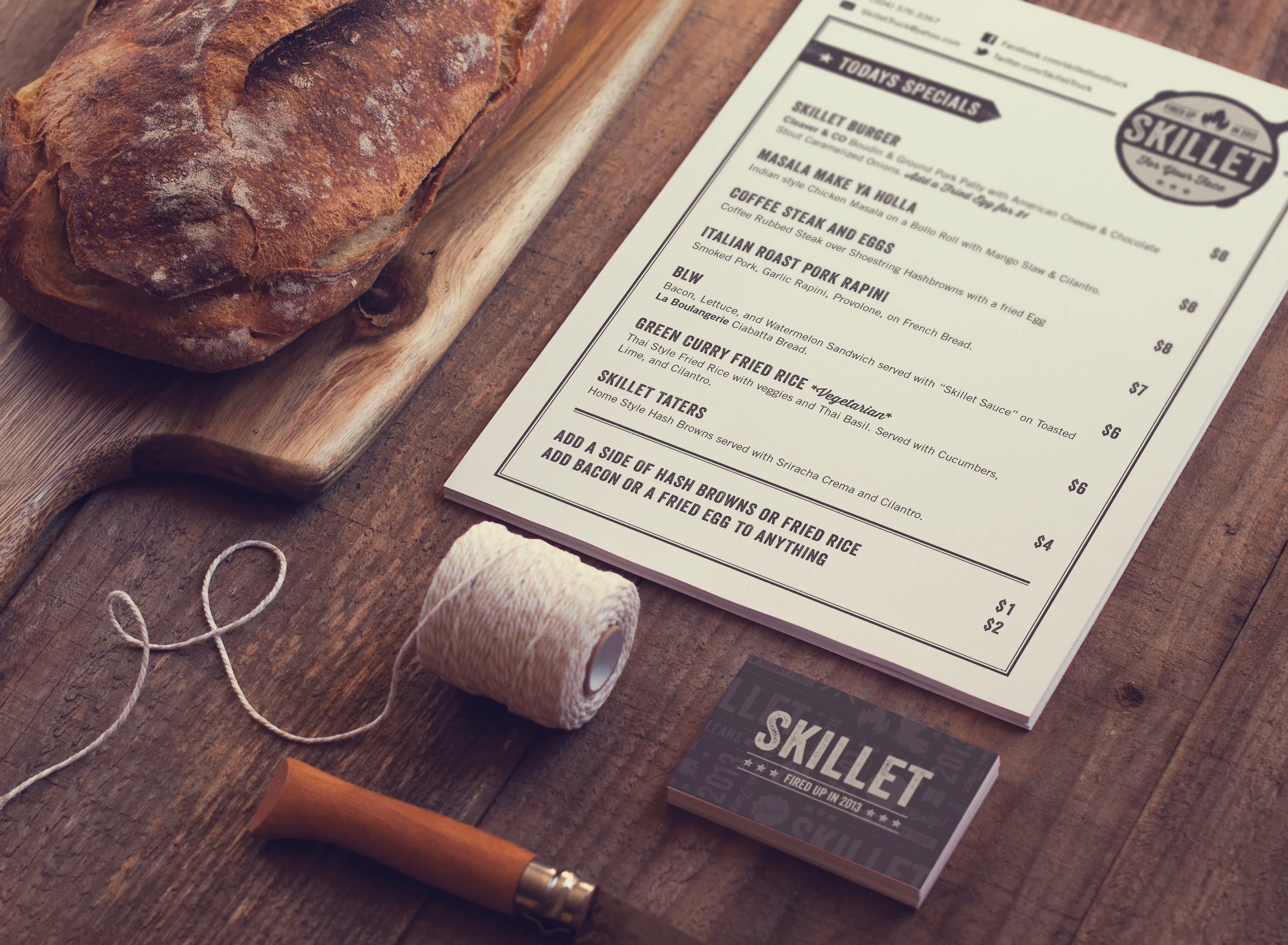 Skillet Food Truck — Yiwen Lu Design