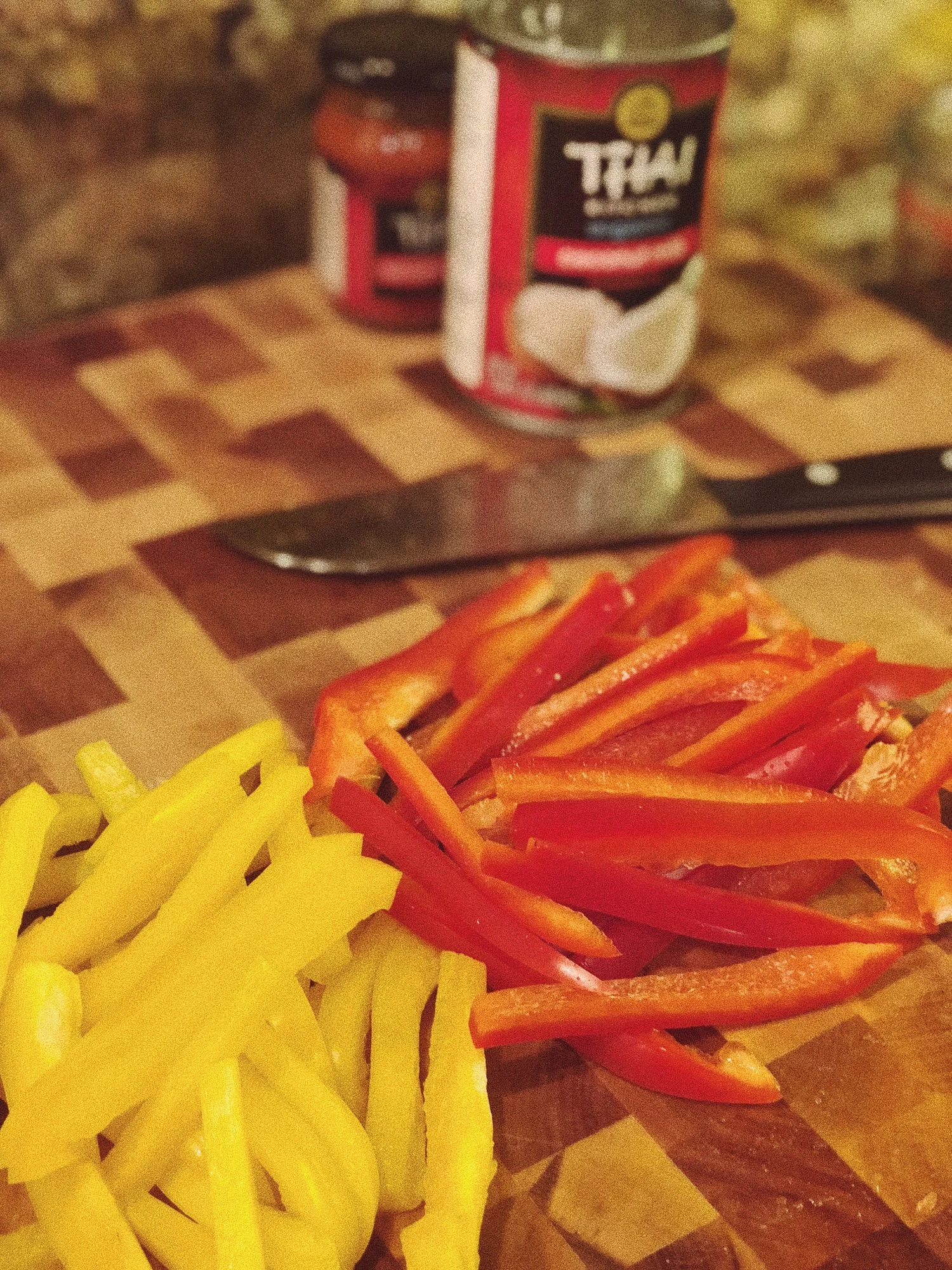 This is what julienned means: basically just cutting into small strips.