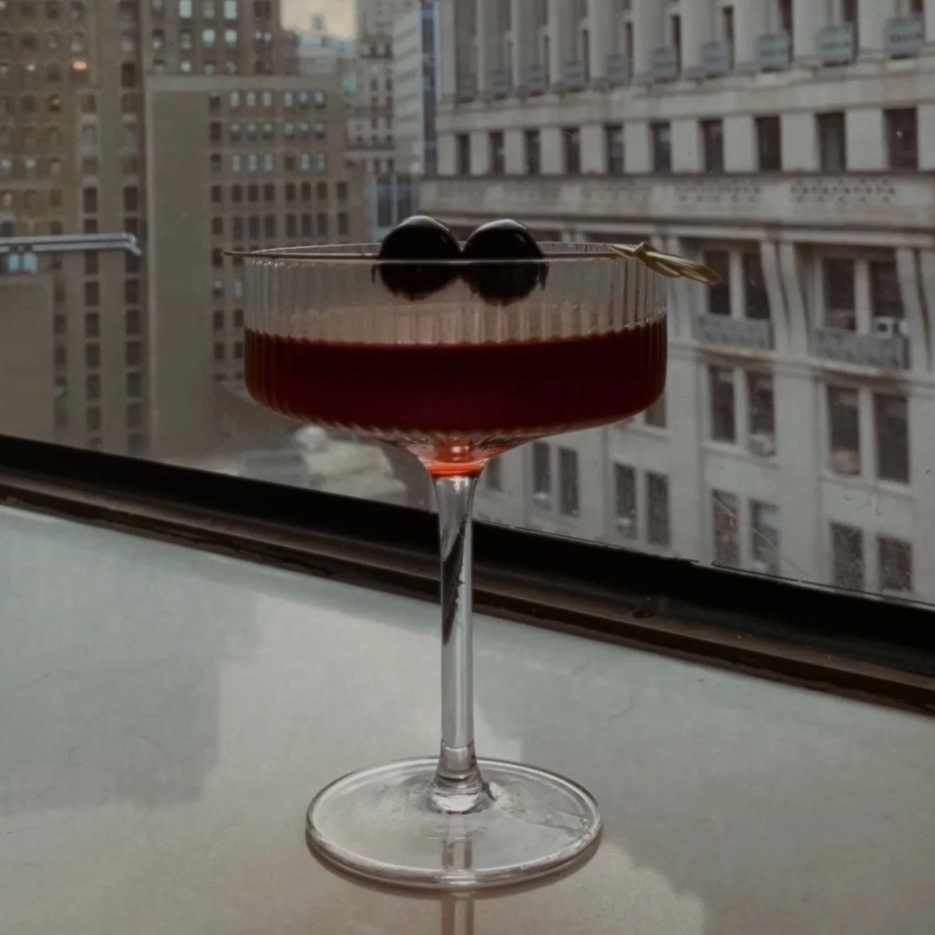 Sweet Smoked Manhattan