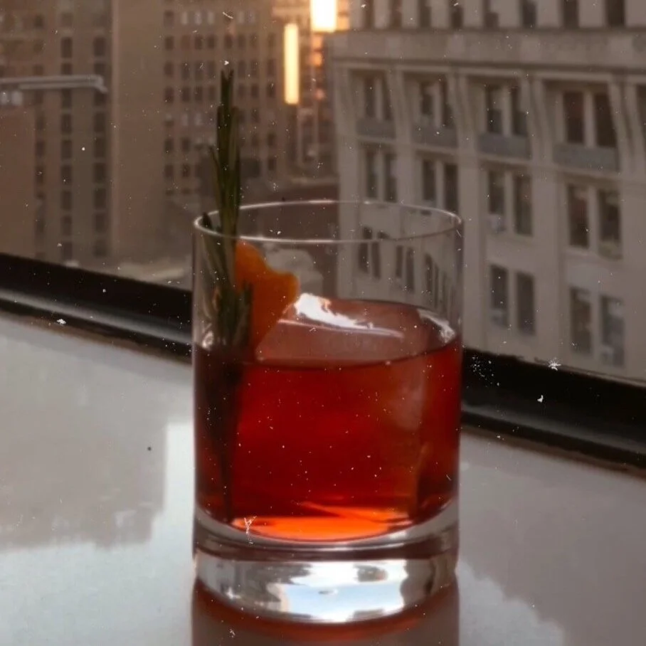 Smoked Rosemary Negroni