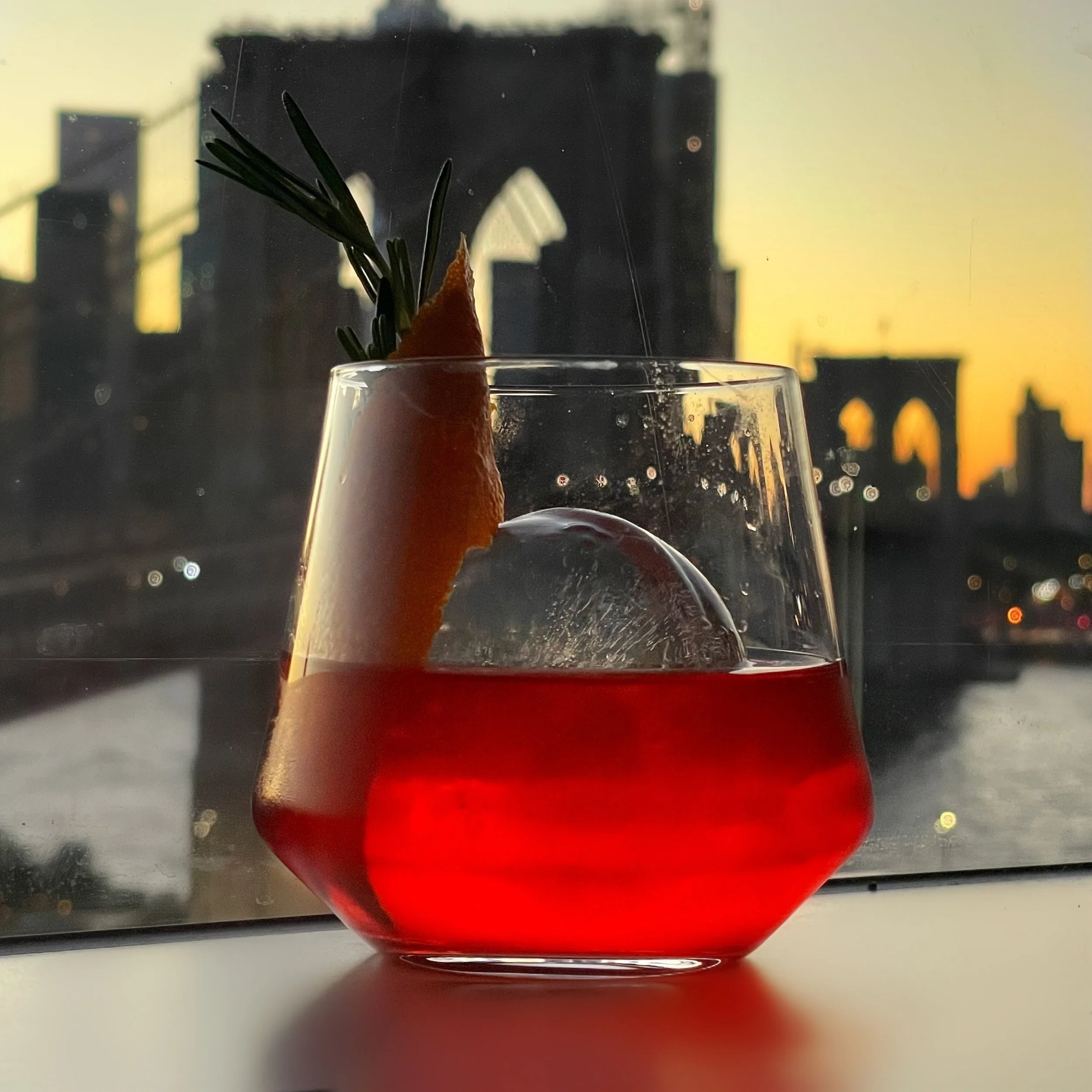 Rosemary Mezcal Negroni