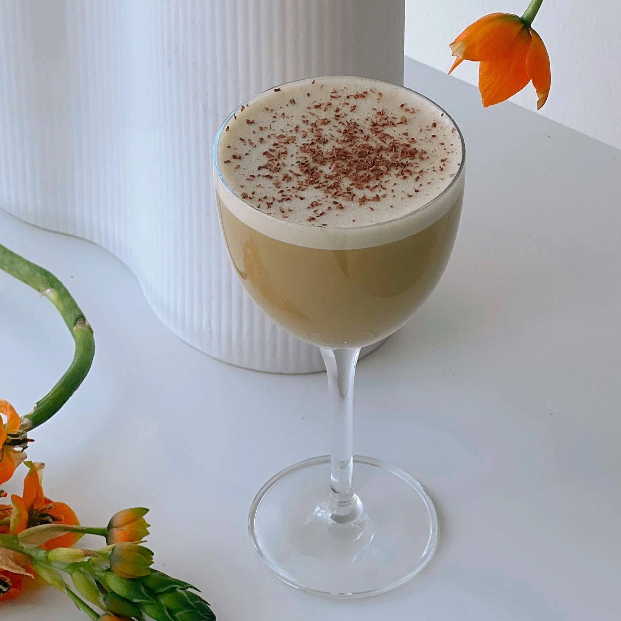 Cardamom Vodka Flip