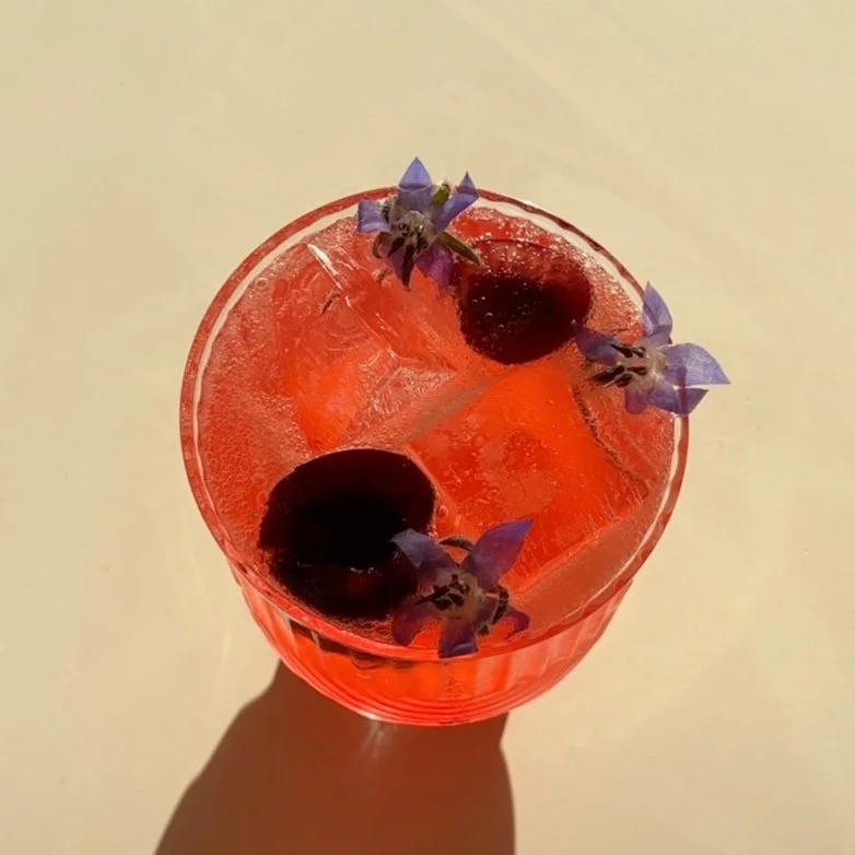 Sour Cherry Gin Spritzer