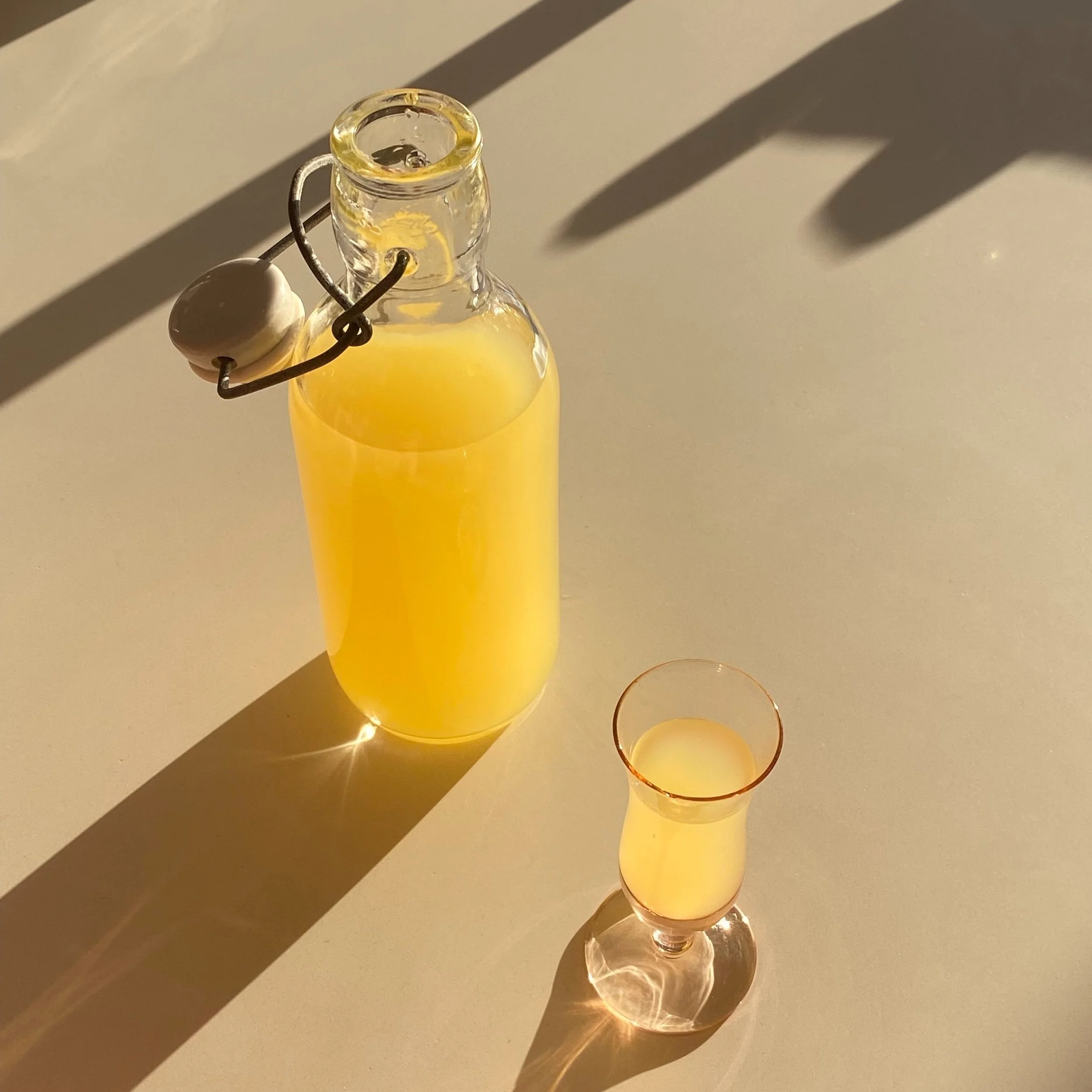 Homemade Limoncello