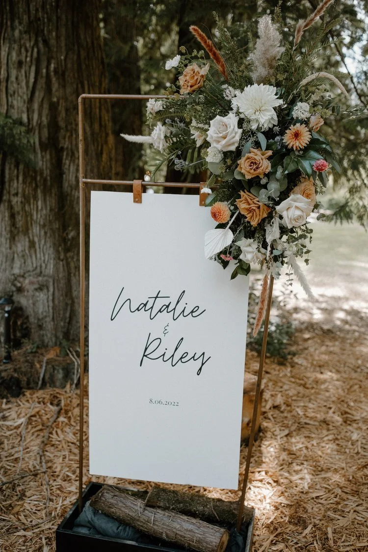 Seating Chart Floral Accent