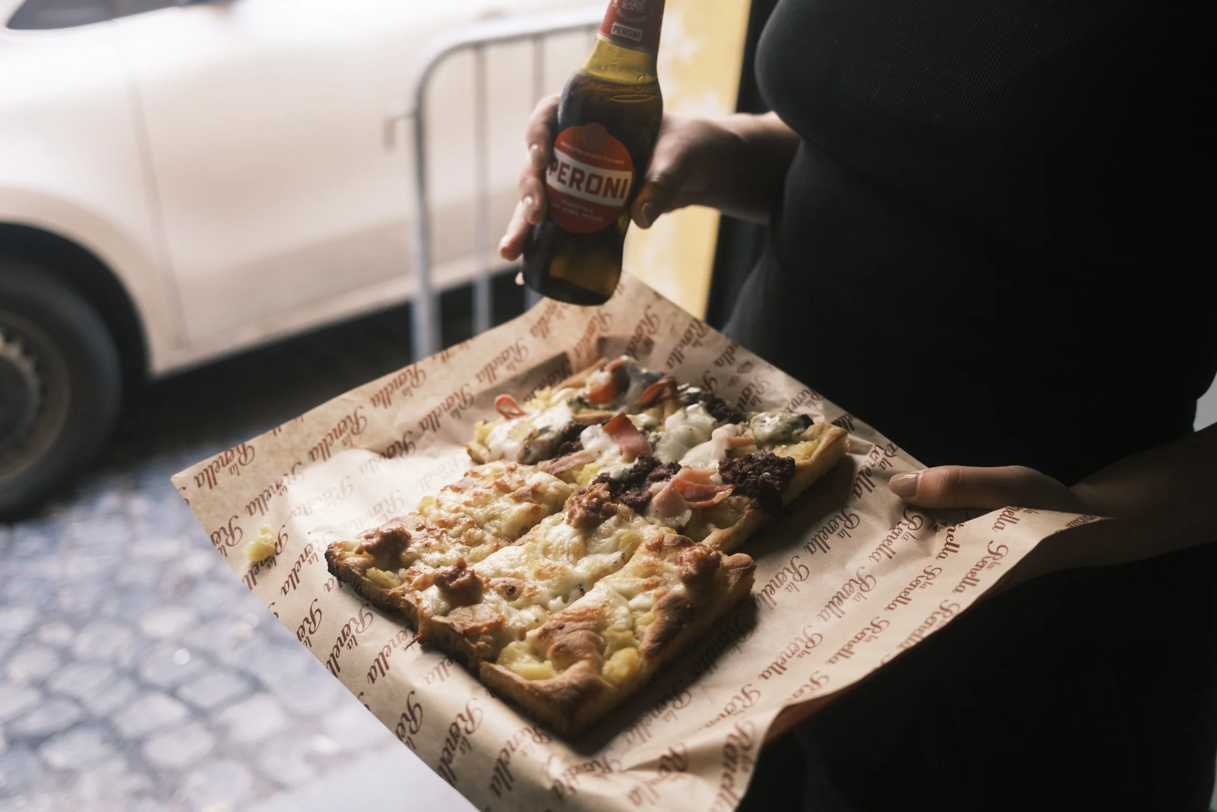 Lamb and Spinach Pizza