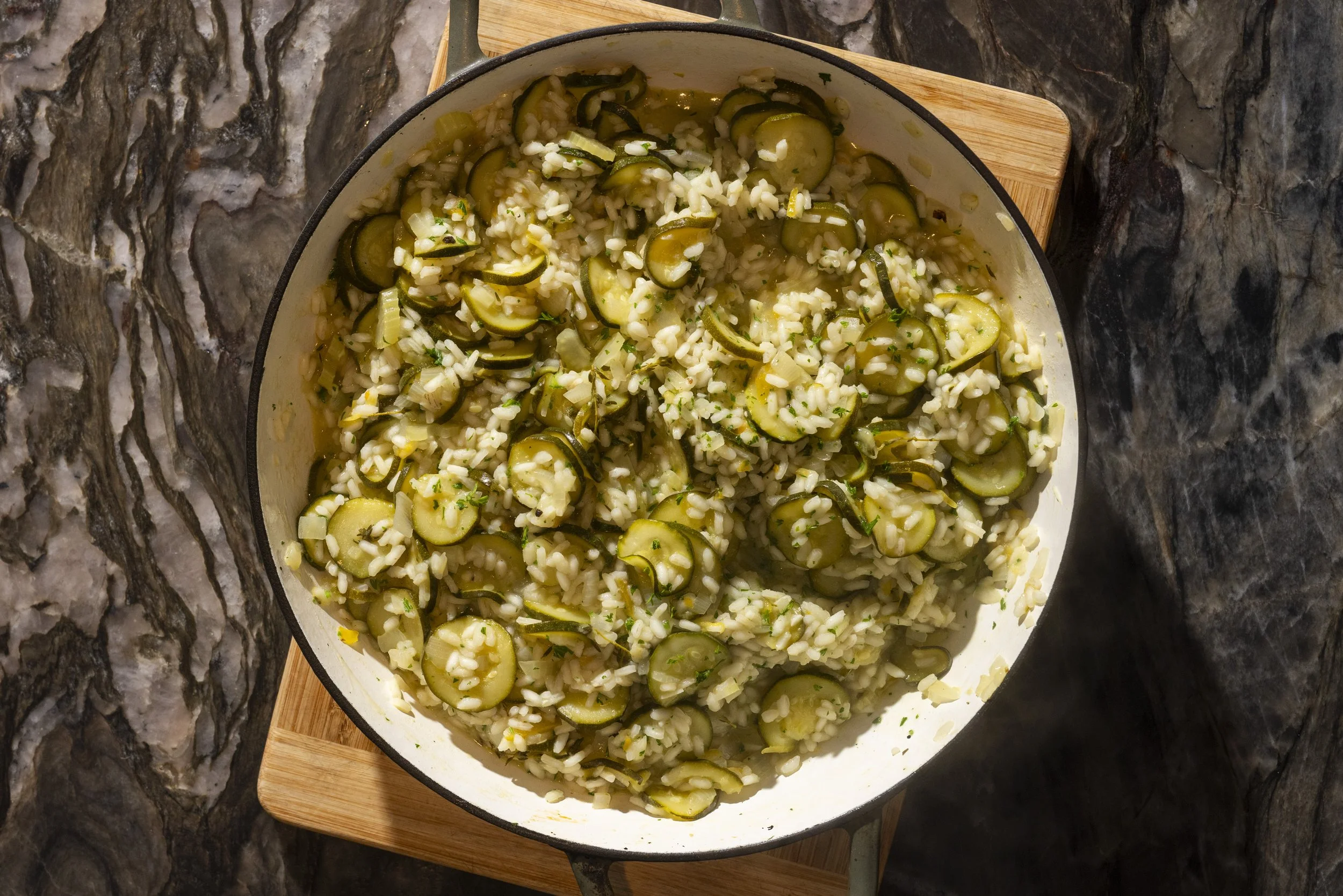 Zucchini Lemon Risotto