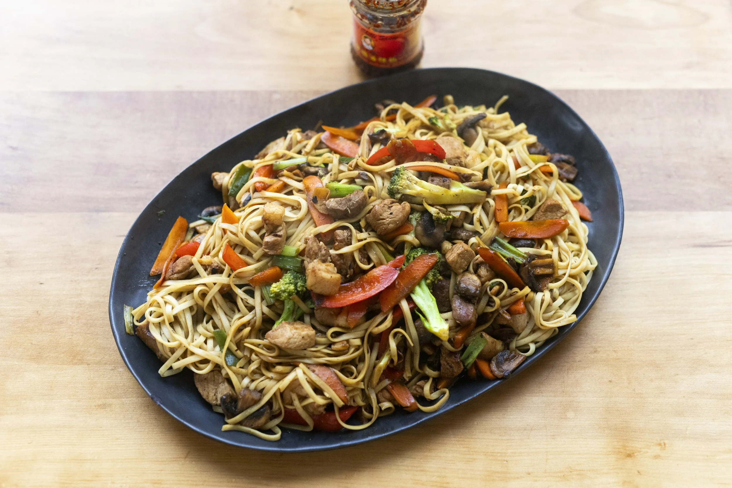 Pork and Vegetable Noodle Stir Fry