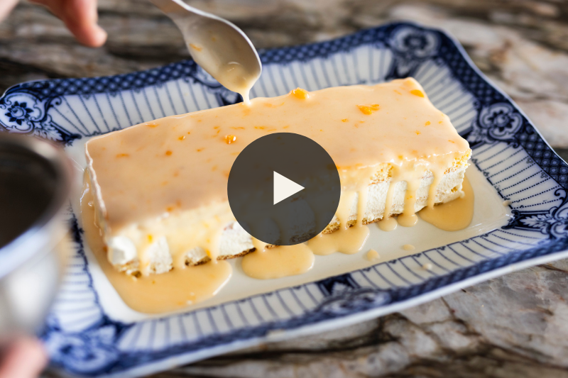 Mandarin Sponge Cake