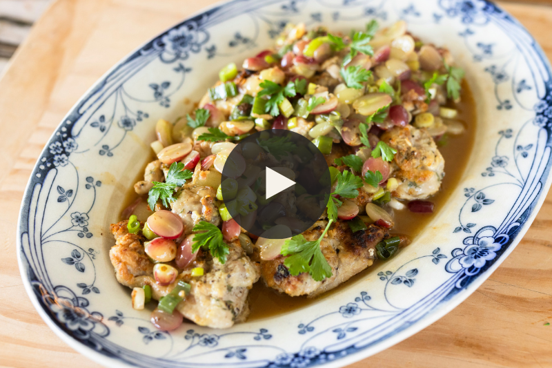Chicken and Grapes