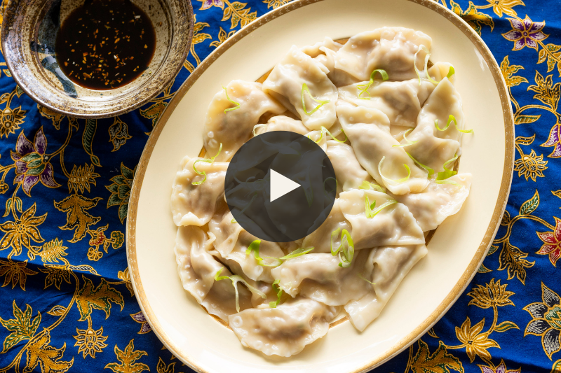 Pork and Spring Onion Dumplings