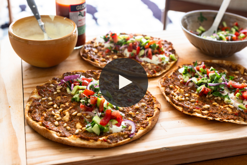 Lahmacun (Lamb Flatbreads)