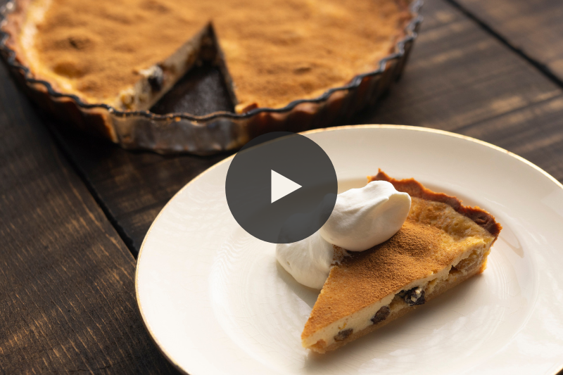 Raisin and Brown Sugar Tart