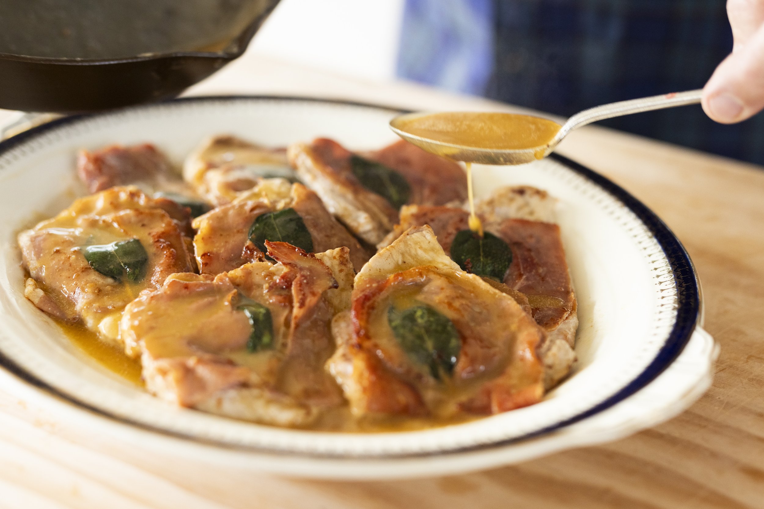Pork Saltimbocca