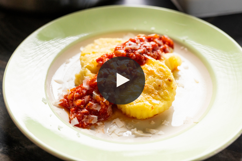 Gnocchi alla Romana with Tomato Sauce