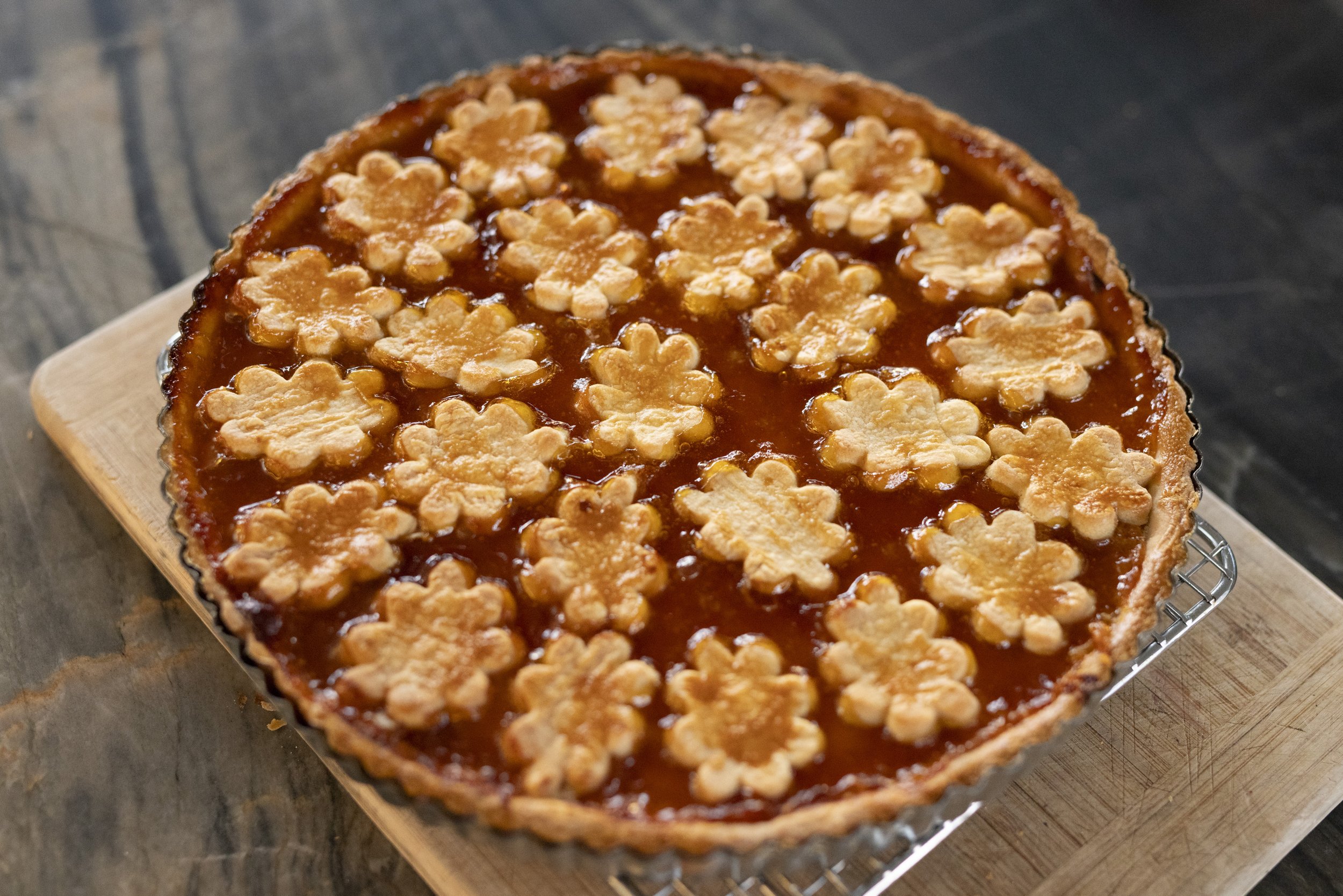 Apricot Jam Crostata
