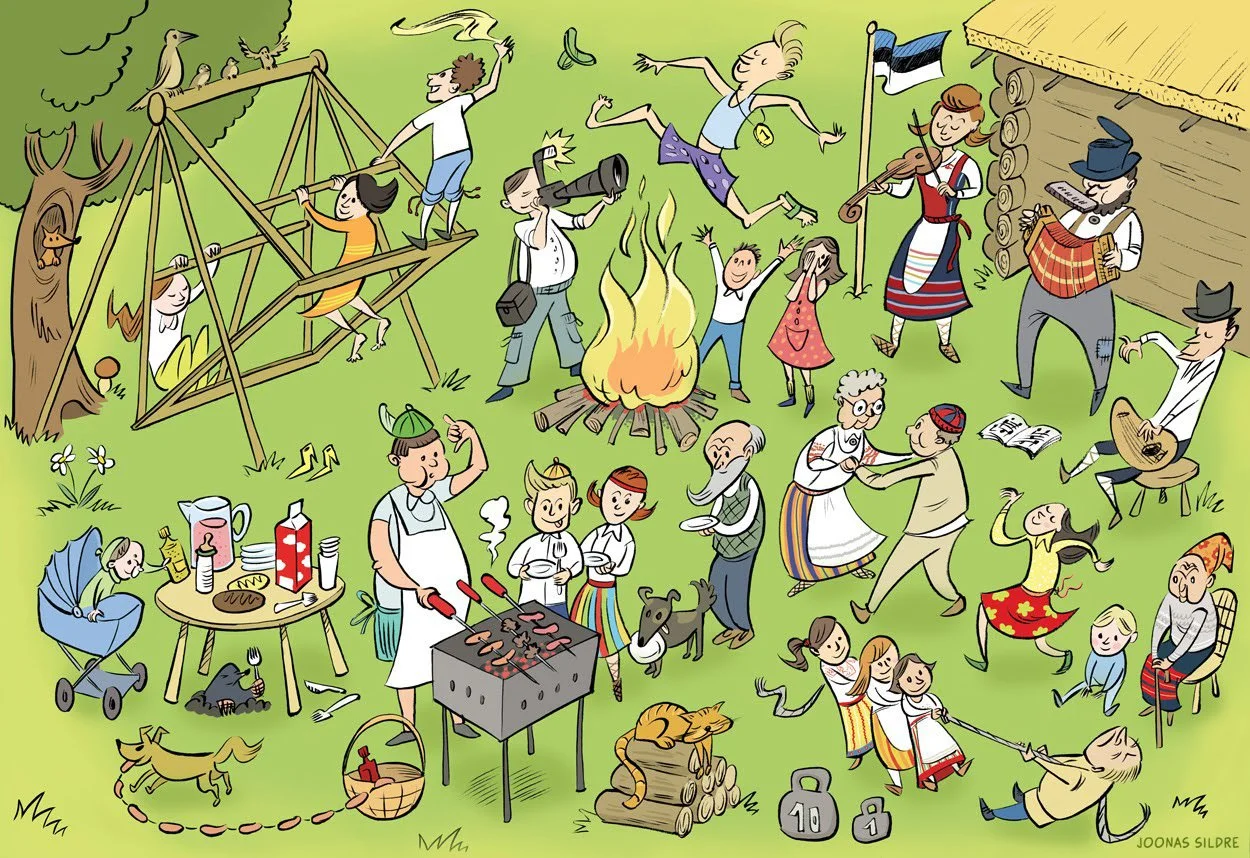 Jaanipäev Los Angelese Eesti Majas | Midsummer at the Los Angeles Estonian House