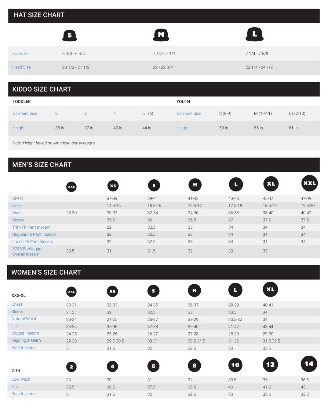 Sizing — KAVU Australia