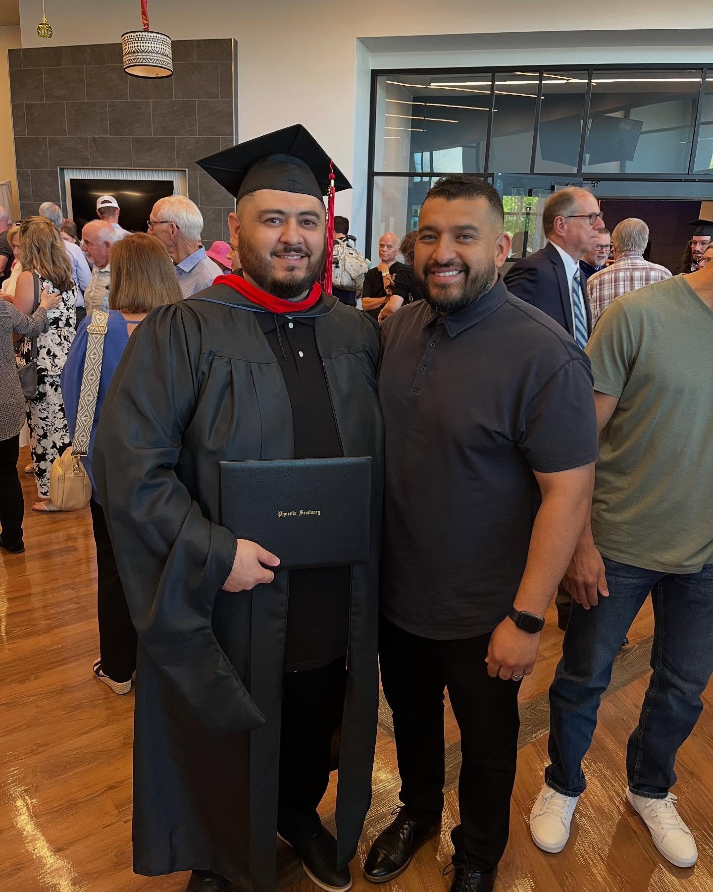 We&rsquo;re celebrating Daniel Rangel!

Today, Daniel graduated from Phoenix Seminary, and we couldn&rsquo;t be more proud.

Daniel, your love for the Word, faithfulness to serve, and heart for God&rsquo;s people have been a gift to our church family