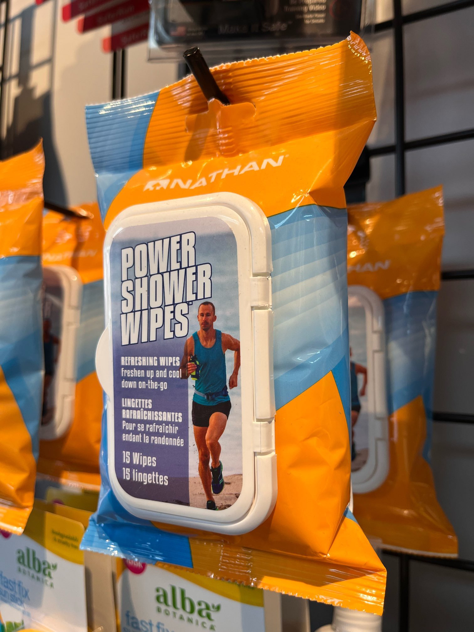 Nathan Power Shower Wipes