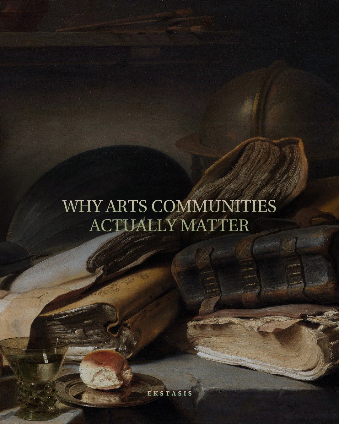 Why Arts Communities Actually Matter🕯️Through small literary magazines, I found a world that took seriously the things I loved: faith, books, imagination, the creation of culture, and the development of craft. It lit a fire in my chest.

But years l