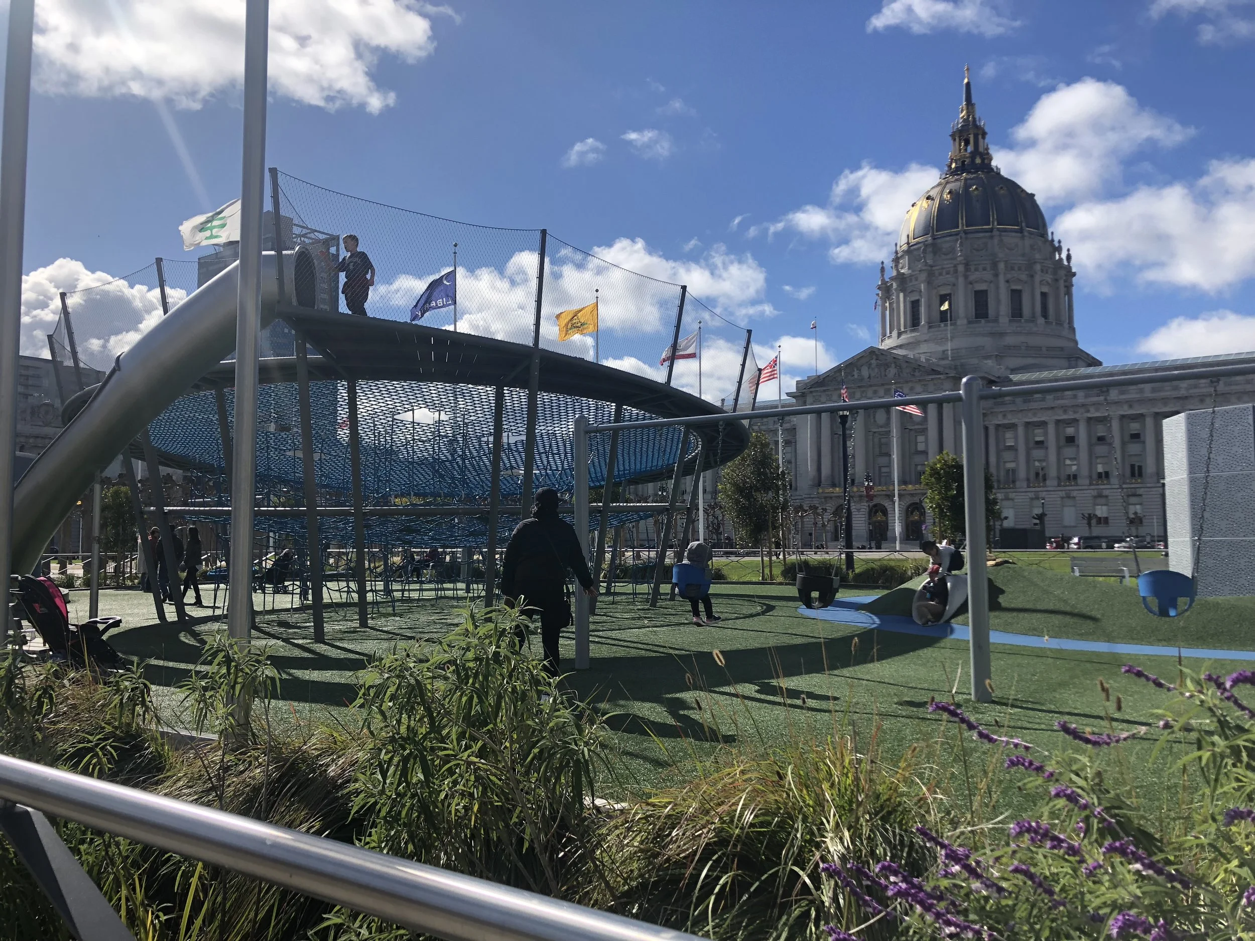Helen Diller Civic Center Playgrounds