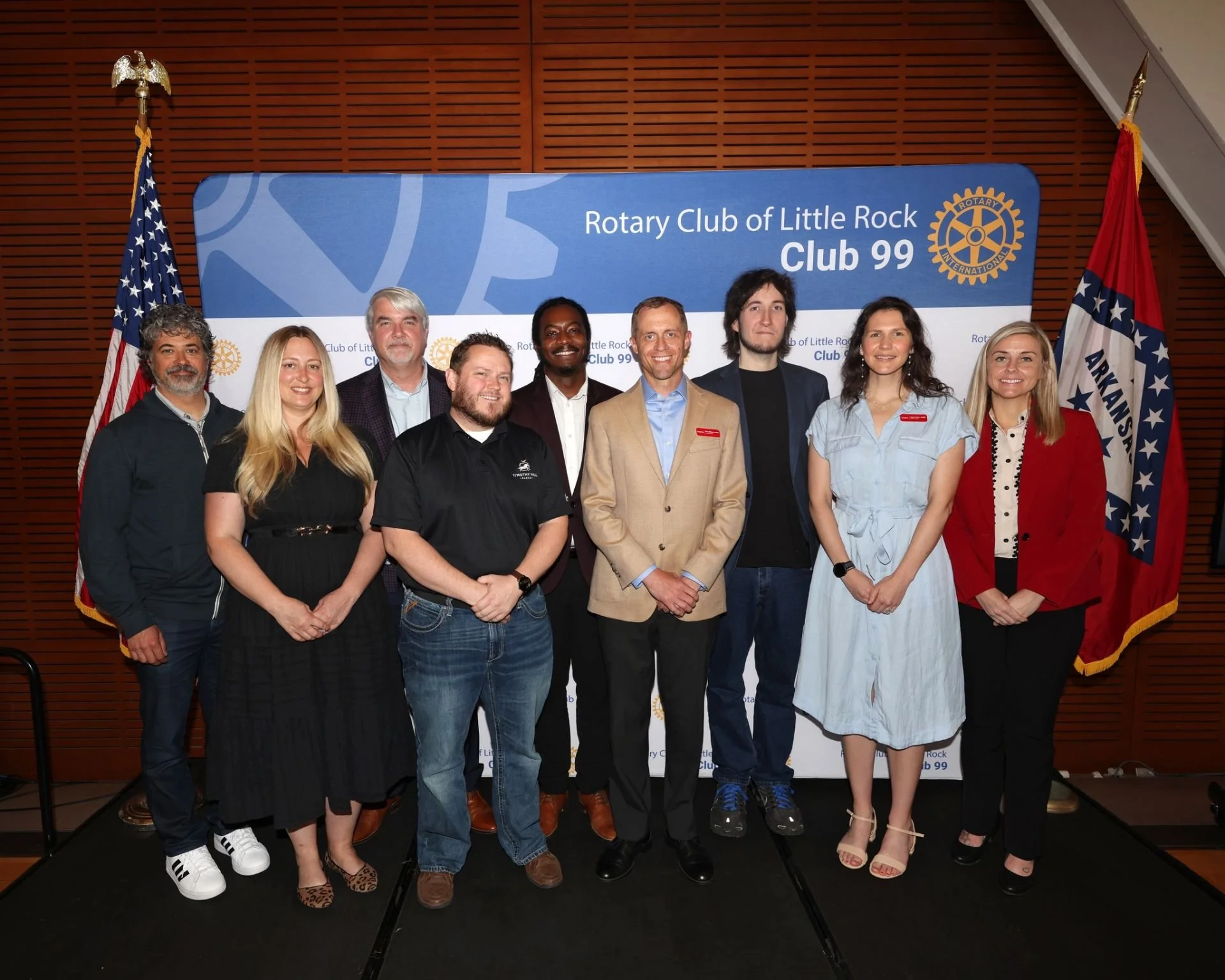 Immerse Arkansas founder talks to Rotary Club about group's work with foster care youth