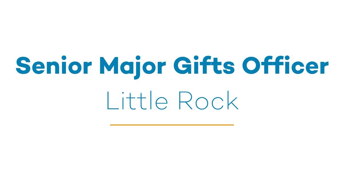 Senior Major Gifts Officer
