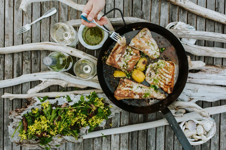 KINGFISH WITH LEMON BUTTER