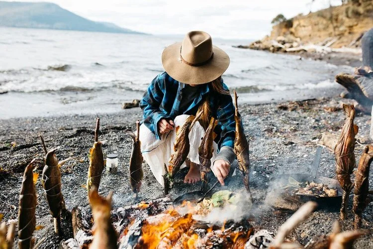 TROUT ON A STICK AT SATELLITE ISLAND